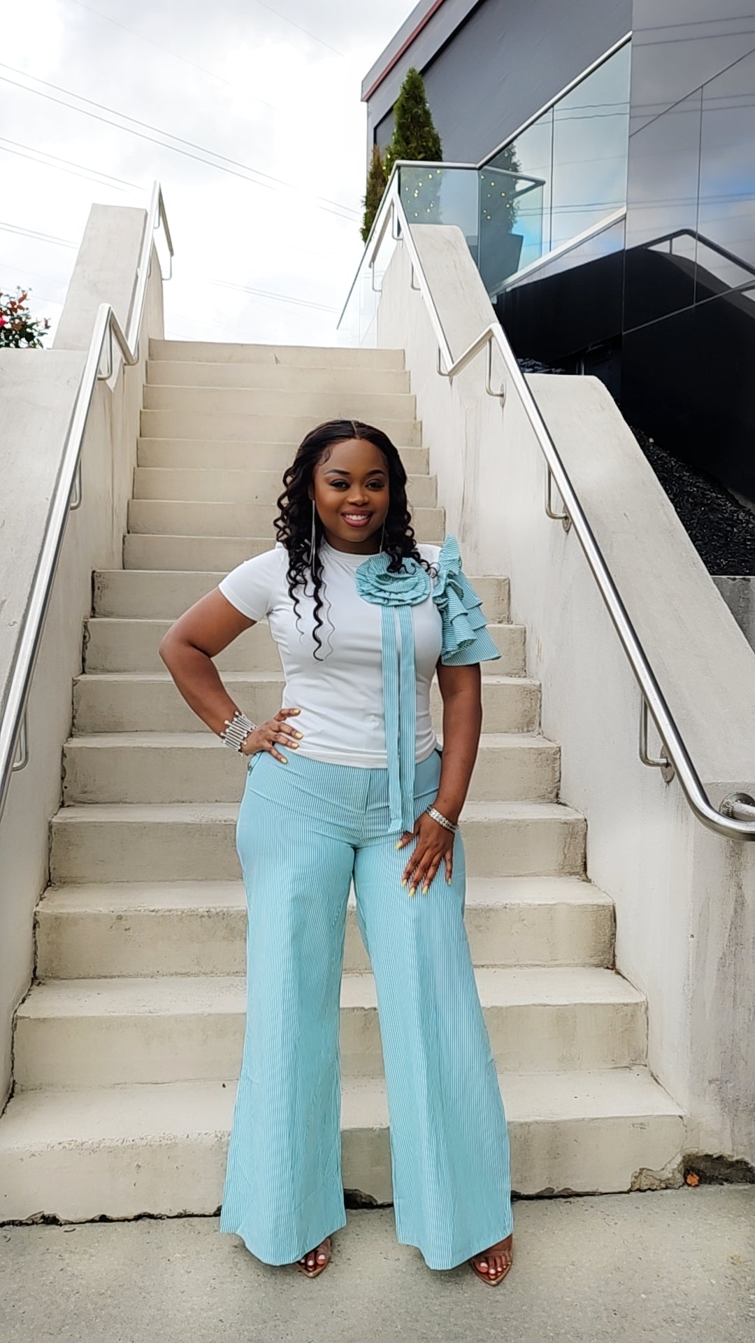 ROSS (Green stripped/White)