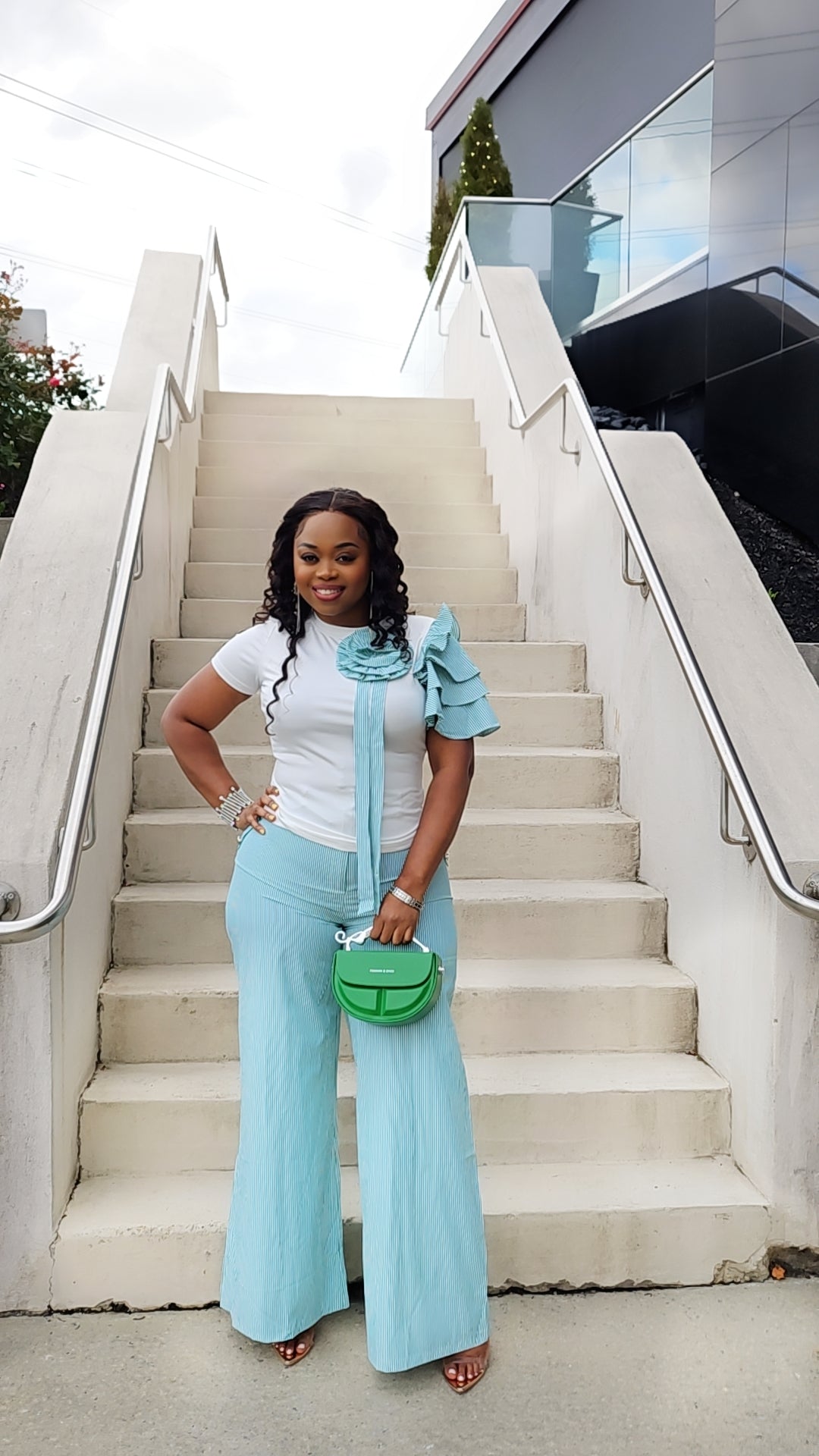 ROSS (Green stripped/White)