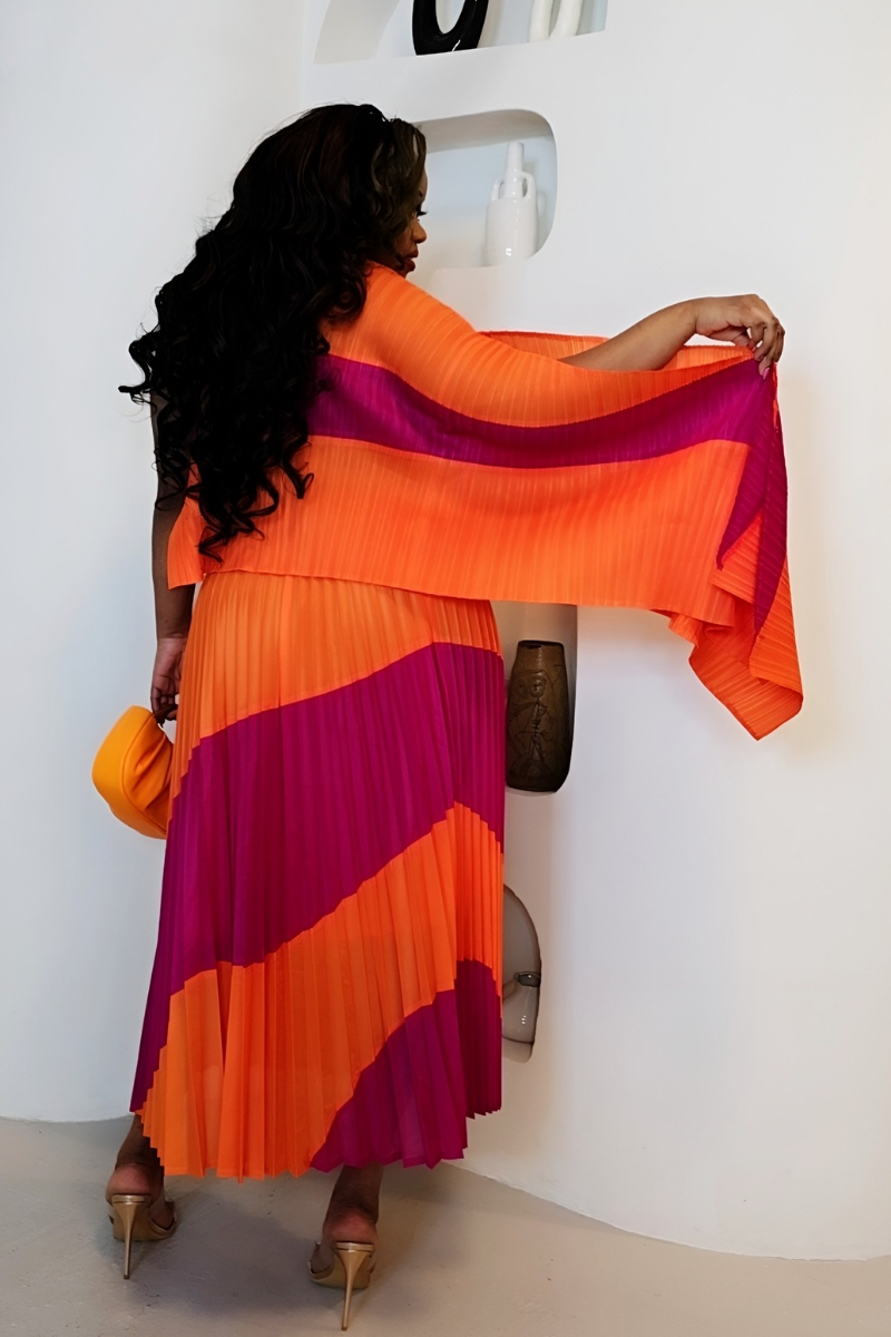 ANNALISE (Fuschia & Orange)