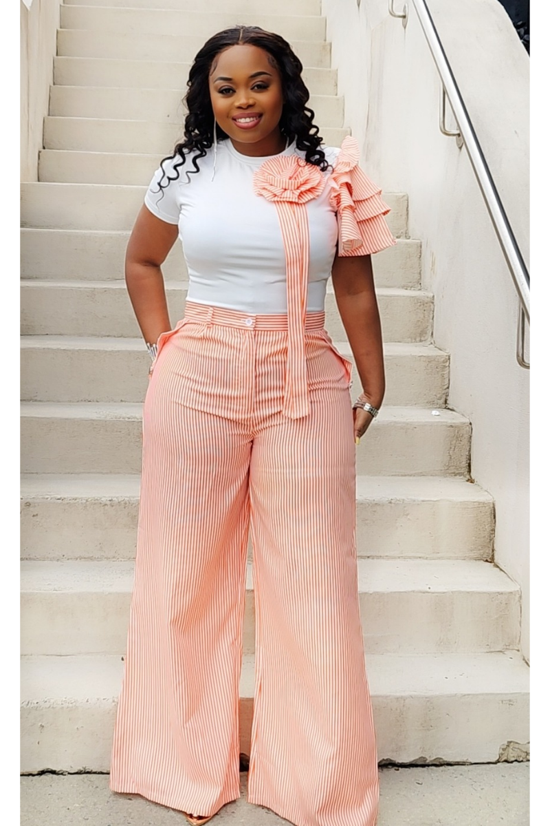 ROSS (Orange stripped/White)